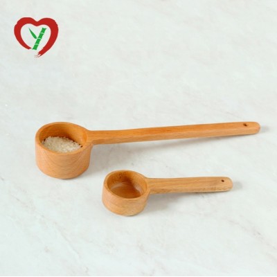 Household Wooden Bamboo Coffee Measuring Scoop for Tea and Powder 30ml