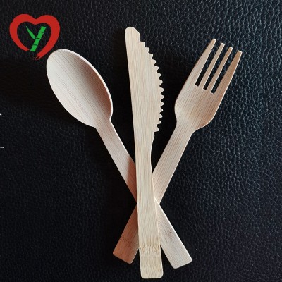 Wholesale Eco-Friendly Disposable Cutlery Bamboo Spoon Set