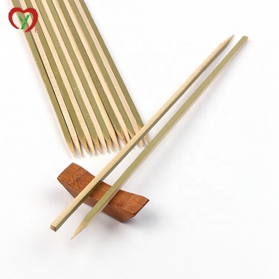 Barbeque Wholesales Square Bamboo Skewer Sticks Fruit Kabobs