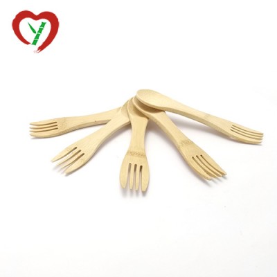 fashion bamboo disposable spork with customized logo