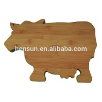 Animal Shape bamboo cutting boards mini kitchen vegetable and fruit chopping wooden cheese board