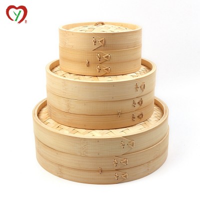 Chinese bamboo food mini steamer set