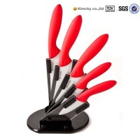 ceramic knives set with acrylic holder