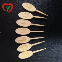 Wholesale Disposable Custom Cocktail Wooden Bamboo Coffee Stirrer