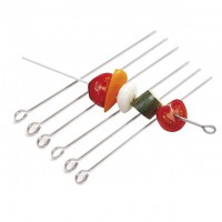 Food grade flexible stainless steel kebab bbq skewers metal for grill BBQ