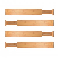 55.9*6.6*1.5cm four bamboo drawer dividers can be customized