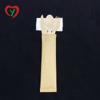 Eco-Friendly Disposable birch wood  bamboo cutlery wooden