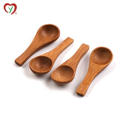 wholesale Natural color mini teaspoon bamboo spoon, measure spoon set